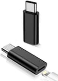 Muunnin - Lightning–USB-C - Kompakti - 1 kpl - Musta