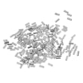 Miniatyrbillede 2 af 5: 1/2/3 200 stk aluminiumlegering fiskesnøre Crimp Wire Leader 1Set