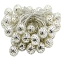 Miniatyrbillede 8 af 8: Jern marokkansk LED Solar Ball String Ljus Romantisk Fairy String E2 one size E2 one size