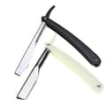 Profesjonell manuell barberhøvel Razor Edge Rustfritt Stål 2 stk Svart