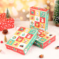 Miniatyrbillede 4 af 5: 1/5 stk 2024 julegaveæske 12Grid DIY Børns Nedtælling Advent 5stk