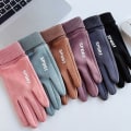 Miniatyrbilde 4 av 8: Modehandskar Höst Vinter e Furry Warm Mitts Full Fing Fleec A5 onesize A5 onesize