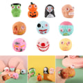Miniatyrbillede 2 af 5: Squishy legetøj Mini Squishy kraniehoved legetøj Squishy FidgetToy Squishy blød squeeze stressaflastning Legetøj til børn og voksne Lyseblå