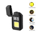 Miniatyrbilde 1 av 5: Vindtett elektrisk lighter Type-C Smart Lading COB-belysning P A1