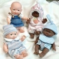 Miniatyrbild 5 av 5: 1 Set Reborn Dockor Pyjamas Klänning Simulering Baby Reborn Klä Upp Stil 7 A5 Style 7 A5