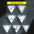 Pikkukuva 3 / 8: Pyörän heijastinkyltti logo Pyöräkolmio Tiny Reflector Cycli Gray C Gray C
