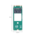 Miniatyrbillede 4 af 5: M.2 NGFF til 7-pin SATA Konverter SSD SATA 3.0 Adapter Detektion A1