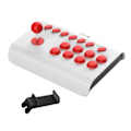 Miniatyrbild 1 av 11: Speljoystick Rocker Fighting Controller för Switches PC Game Controller Board Joystick Control Device Vit Röd