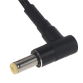 Miniatyrbillede 3 af 5: 100W PD USB Type-C hane-ingång till 90 graders DC 5,5 x 1,7 mm hane strømkabel