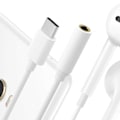 Pikkukuva 6 / 11: USB C - 3,5 mm:n sovitin, tyyppi C - 3,5 mm:n liitäntä, kuulokeliitäntä, äänenmuunnin, kuulokejohto Huawei Mate10 Prolle, P20:lle, 6 valkoista White