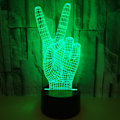 Miniatyrbild 5 av 5: V segergest 3D Light 7 Color Touch Light Stereoskopisk 3D V