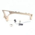 Miniatyrbilde 2 av 5: Vinklet fremgrep Buet fremre grep SVART KEYMOD KEYMOD svart Keymod-Keymod