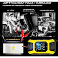 Miniatyrbillede 4 af 5: 7A 12V Smart Hurtig Bærbar LCD Batterioplader til Bil Motorcykel Auto Gul