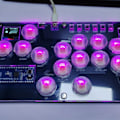 Miniatyrbillede 5 af 9: 14-Knap Arcade Joystick Fight Stick Mekanisk Knap Spil Controller til Hitbox PC null - Transparent grå og