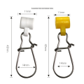 Miniatyrbilde 2 av 5: 30 stk Fiske Line Sinker Slides HVIT