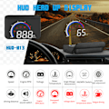 Miniatyrbild 2 av 5: Universell bil HUD för Head Up Display Digital OBD Hastighetsmätare med Speed Up Test Broms Overspeed Alarm Display för fordon