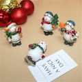 Miniatyrbillede 4 af 5: Kreativ form til gips og lys 3D snemand juledekorationer form form null - B