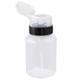 Miniatyrbillede 1 af 5: 200 ml gennemsigtig Push Down Tom flaske Press Pump Dispenser Neglelakfjernerbeholder