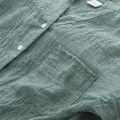 Miniatyrbilde 8 av 8: Kvinner Høst Topper Lin Button Down Løs Casual Karriere Skjorte L Hvit XL White XL