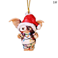 Miniatyrbild 6 av 7: Gremlins Gizmo tomteluva Hängande julfigur Jul T 2 one size 2 one size