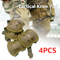 Miniatyrbild 2 av 5: Taktiska knäskydd Armbåge CS Militär Protector Army Airsoft Utomhus Khaki one size Khaki one size