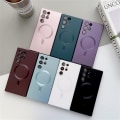 Miniatyrbillede 2 af 5: Magnetisk Magsafe Plating Case kompatibel med Galaxy S23 Ultra, S