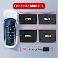 Miniatyrbild 1 av 11: Solskydd för Tesla Model 3 Soltak Highland 2024 Model Y 2021-23 Isduk Spänne Sol Pare Glas Fram Bak Taklucka Tillbehör Black Model Y