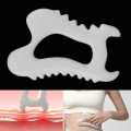 Miniatyrbilde 2 av 5: Gua Sha keramisk rektangulær form verktøy for ansiktsmassasjebrett