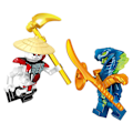 Miniatyrbild 5 av 5: Set med 16 st Ninja minifigurer Kai Jay Sensei Wu Master byggklossar Leksaker