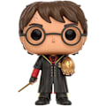 Miniatyrbild 2 av 2: Barbie Funko!POP! Film: Harry Potter: Harry Potter håller ett guldägg förklädd till en poserbar docka