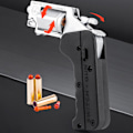 Miniatyrbillede 3 af 7: Legering venstre hjul metal model foldbar foldbar spøgelse switch- Hvid One Size White One Size