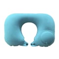 Miniatyrbillede 1 af 8: Resepude Oppustelig Superlet bærbar nakkepude U-Sh blå one size blue one size