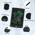 Miniatyrbilde 5 av 5: Fargerik LCD-skriveplate, 8,5 tommers tegnebrett Grafik Tablett Nøkkellås Håndskrift Doodle Tegneplate Barneleker Gaver til gutter Jenter (svart)