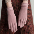 Miniatyrbilde 2 av 5: Varme vinterhansker for kvinner. Vindtette sykkelhansker Therml Touc Khaki one size Khaki one size