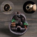 Miniatyrbillede 8 af 8: Tilbageflow Røgelsebrænder Resin Tilbageflow Røgelseholder Zen Dekoration C Onesize C Onesize