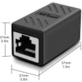 Pikkukuva 2 / 5: 6 kpl Suojattu RJ45-liitin, Ethernet naaras-naaras -liitin Cat7/Cat6/Cat5e/Cat5-kaapelin jatkamiseen