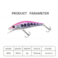 Miniatyrbilde 2 av 5: Minnow Baits Fiskekroker FÄRG G FÄRG G
