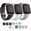 Fitbit Versa 2 Armband 3-Pack Mjuk Silikon Justerbar för Kvinnor Män