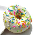 Miniatyrbillede 5 af 11: 6,2 cm DIY Donut Legetøj Antistress Squishy Langsomt Stigende Simuleret Kage Squishy Sjov Squish Legetøj Rekvisitter Rød