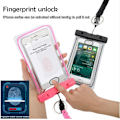 Miniatyrbillede 2 af 9: Universal Vandtæt Telefon Cover, Sort, 2-Pak til Smartphones