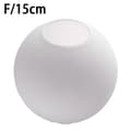 Matt Vit Globe Glas Lampskärm Byte Runt Cover 15cm One-size