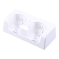Miniatyrbilde 5 av 9: Fjernkontroll Dual Ladestasjon + 2 batterier for Wii Gamepad, Lader med LED-lampe Svart
