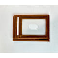 Miniatyrbillede 6 af 6: Kortholder med RFID-beskyttelse Ægte læder Brown Brown