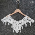 Miniatyrbillede 1 af 7: Kvinde strikket hul sjal omslag bryllup brudekjole L A9 One Size A9 One Size