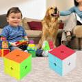 Pikkukuva 2 / 5: Uskomaton Kuutio 2x2 Magic Cube Stressiä Vähentävä Aikuisten Ja Lasten Päätelmäpeli Elävä Väri Neliö Magic Cube Puzzle