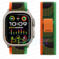 Miniatyrbild 1 av 7: Trailrem för Apple Watch Ultra 2 band 49mm 44mm 45mm 40mm 41mm 38mm 42mm 45 44 mm armband iWatch series 8 9 7 6 5 3 se Black Unity Black Unity 38 40 41mm