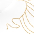 Pikkukuva 4 / 5: Bohemian Metal Tofs Övre Arm Armband Kvinnor Single Shoulder Guld