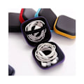Miniatyrbillede 1 af 5: 5 stk. In Ear Bud Høretelefoner Headset Etui Mini Opbevaring Bærepose med Karabinhager