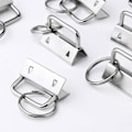 Miniatyrbilde 5 av 11: 40 stk/sett nøkkelring maskinvaresett Perfekt for å lage nøkkelringer Håndverk for nøkkelring Fob Armbånd med Split R Gun svart
