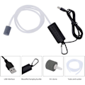 Miniatyrbillede 4 af 5: Bærbar Mini USB Akvarium Fisketank Oxygen Luftpumpe Lydløs Energibesparende Tilbehør, Sort